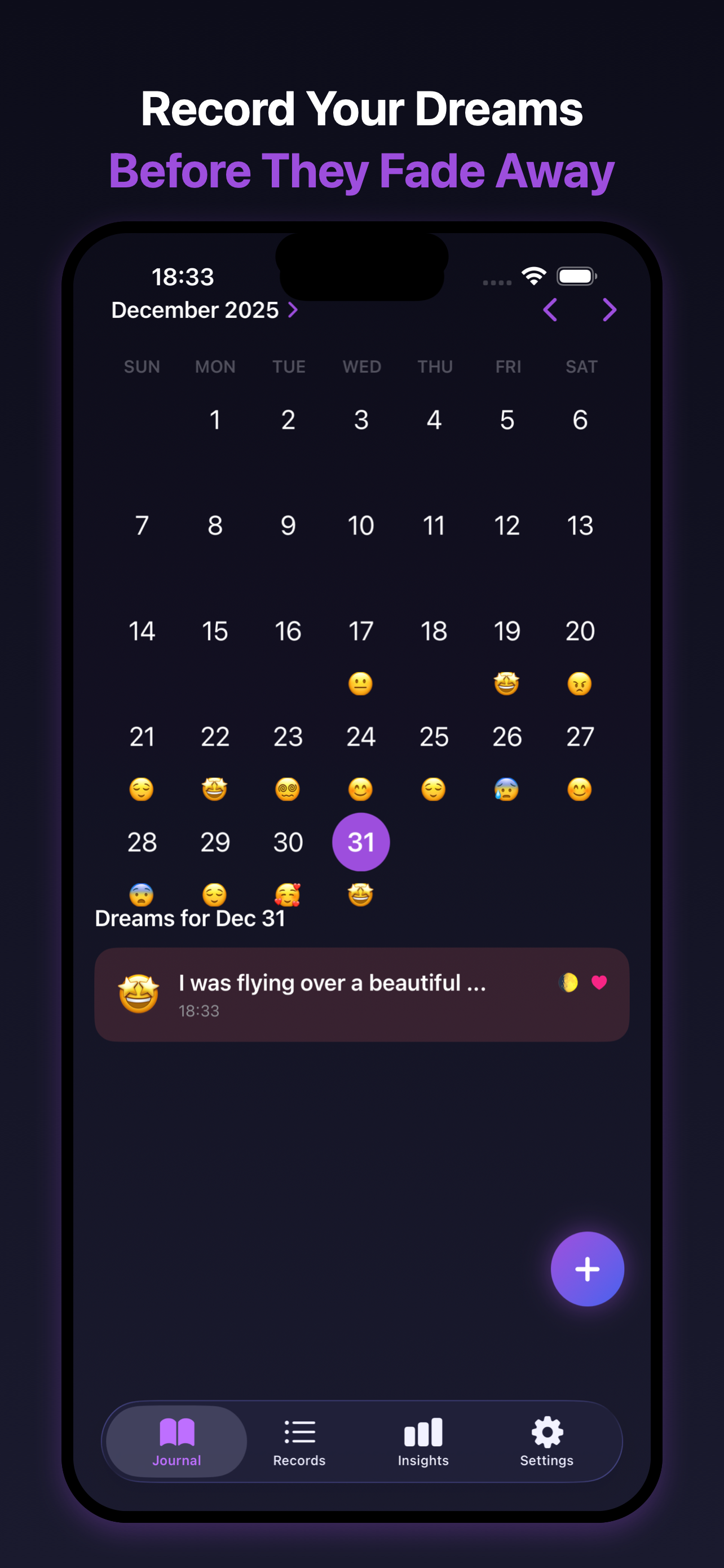 Dream Journal Screenshot 1